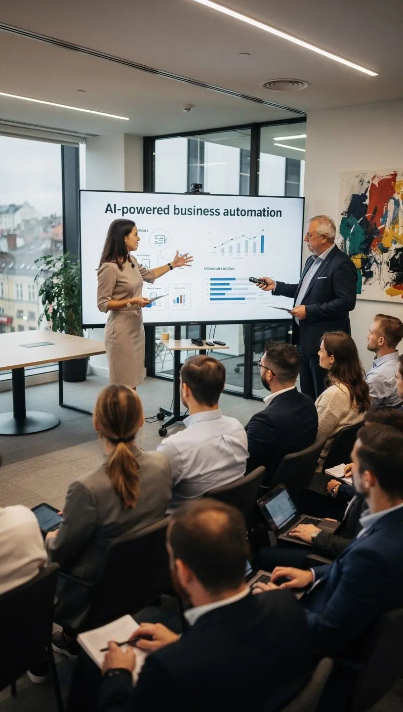 Verslo analitikos ataskaita su AI įžvalgomis