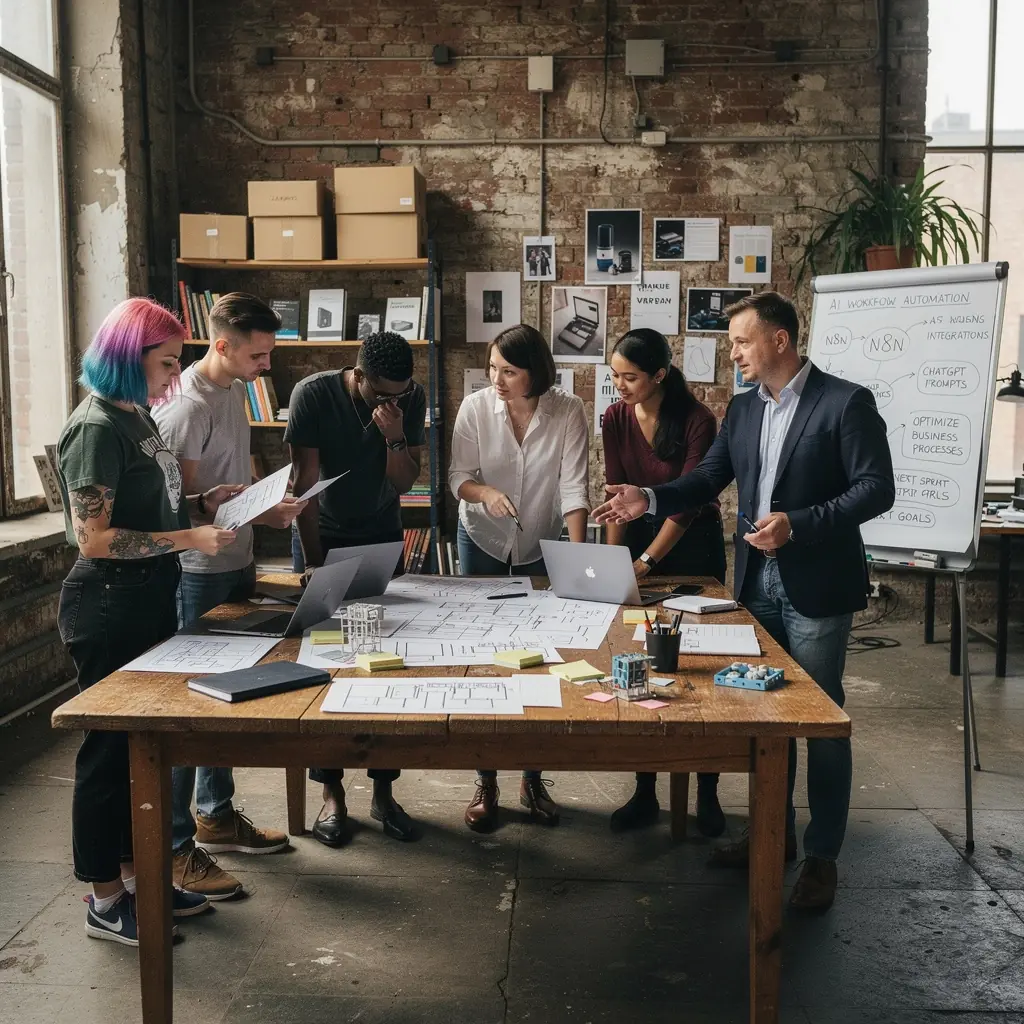 Skaitmeninės transformacijos proceso iliustracija